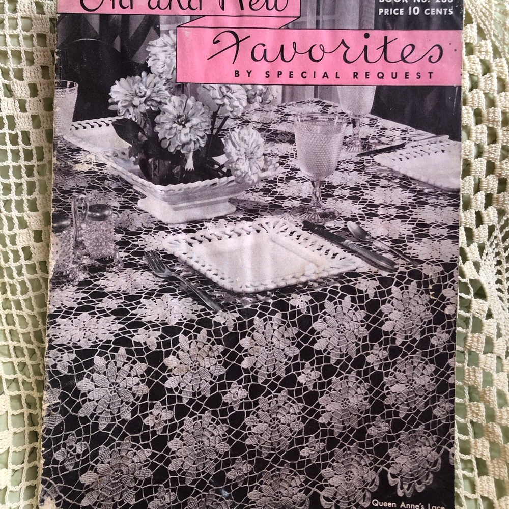 Clark’s Crochet pattern book 1947 Vintage